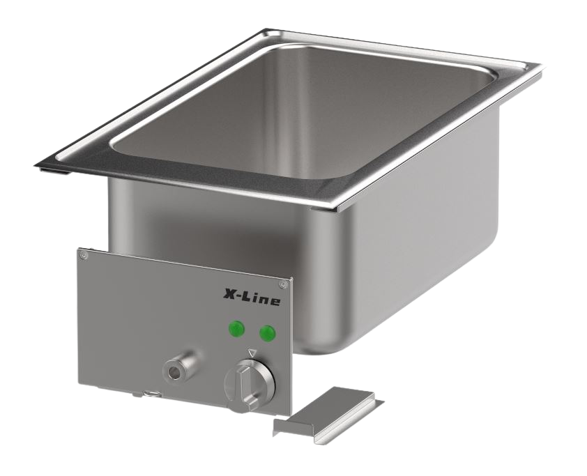 PALUX X-Line Bain-Marie Ablauf nach vorne