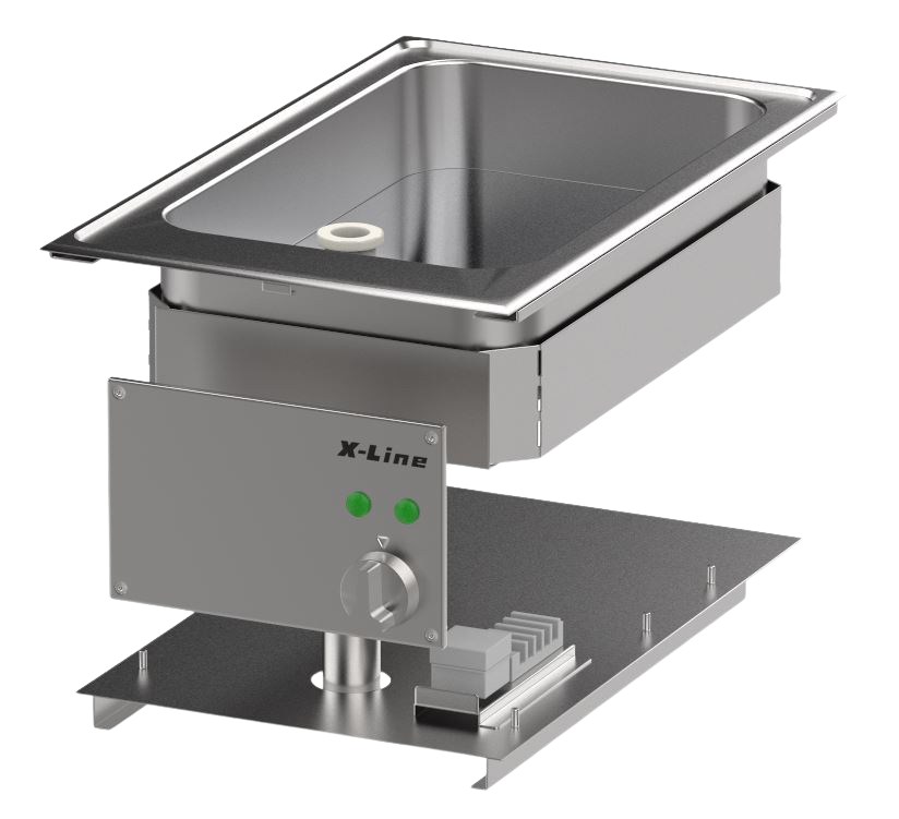 PALUX X-Line Bräter 400 Ablauf nach unten