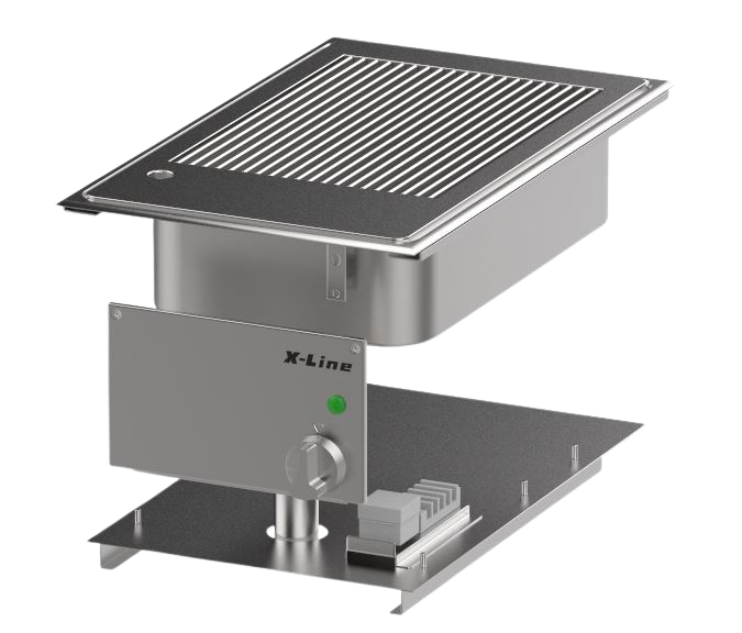 PALUX X-Line Steakgrill 400 Ablauf nach unten