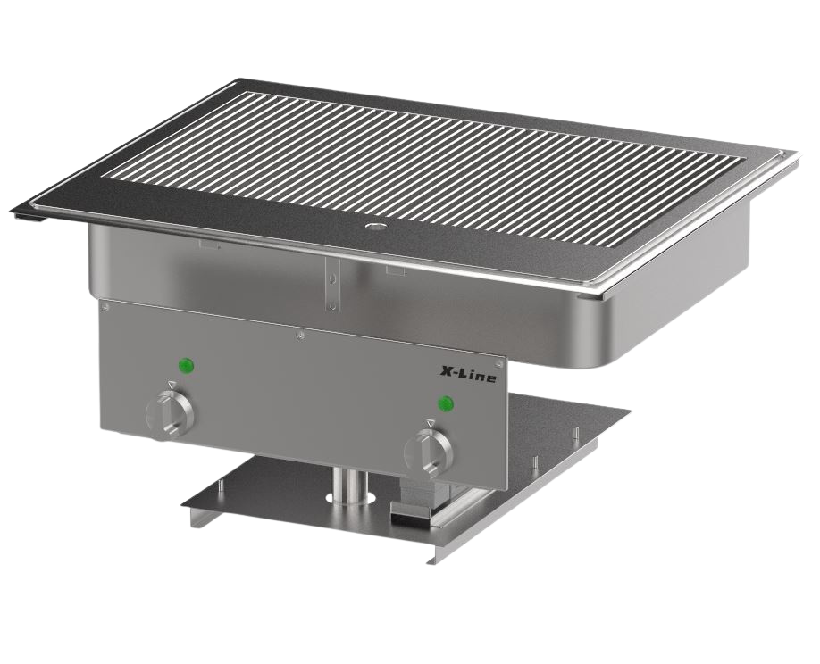 PALUX X-Line Steakgrill 800 Ablauf nach unten